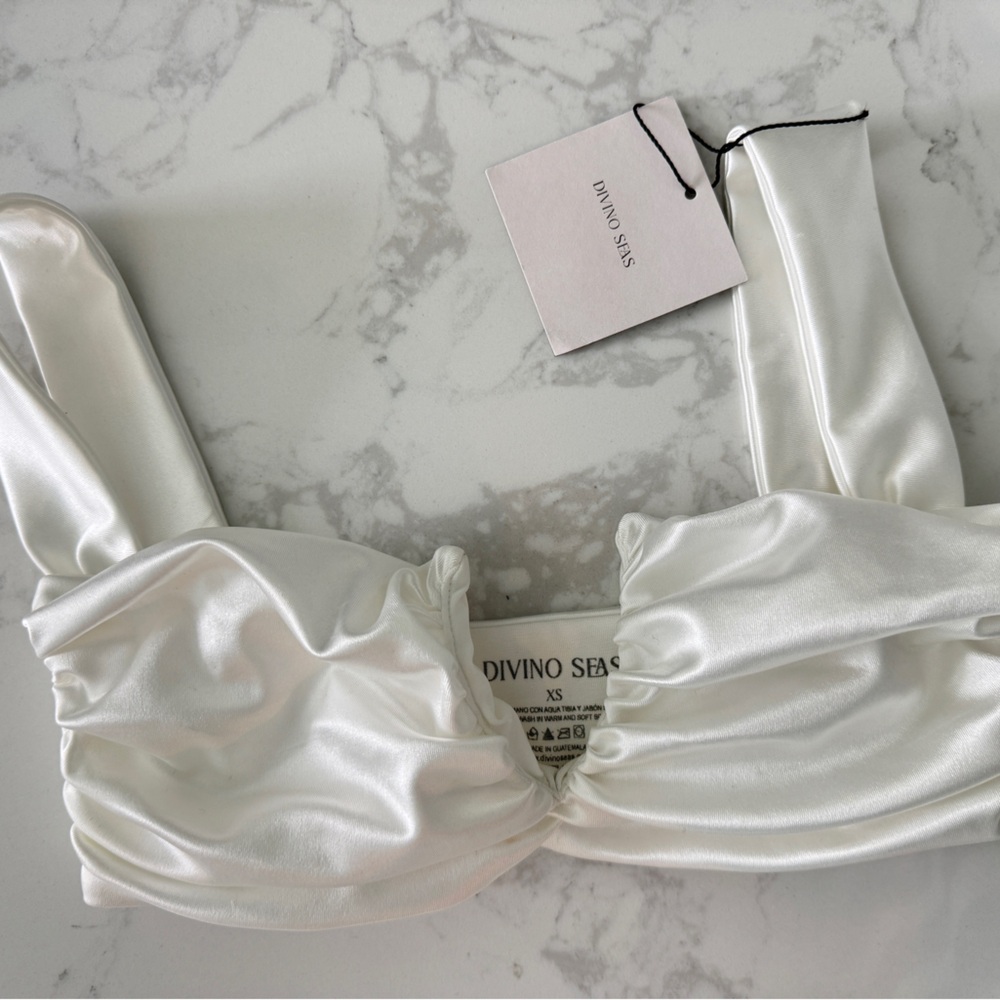 Divino Seas Ana de Bretana top bright white xs